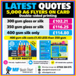atest Quote 5000 A6 double flyers