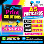 MF Trade Print A5 Postcards
