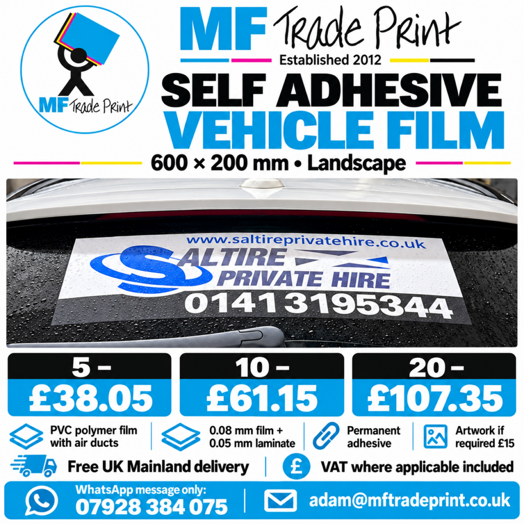 MF Trade Print Self-Adhesive Vehicle Film