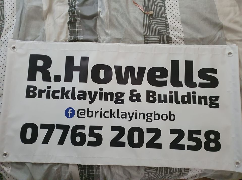 R Howells Bricklaying and Building Recommends MF Trade Print
