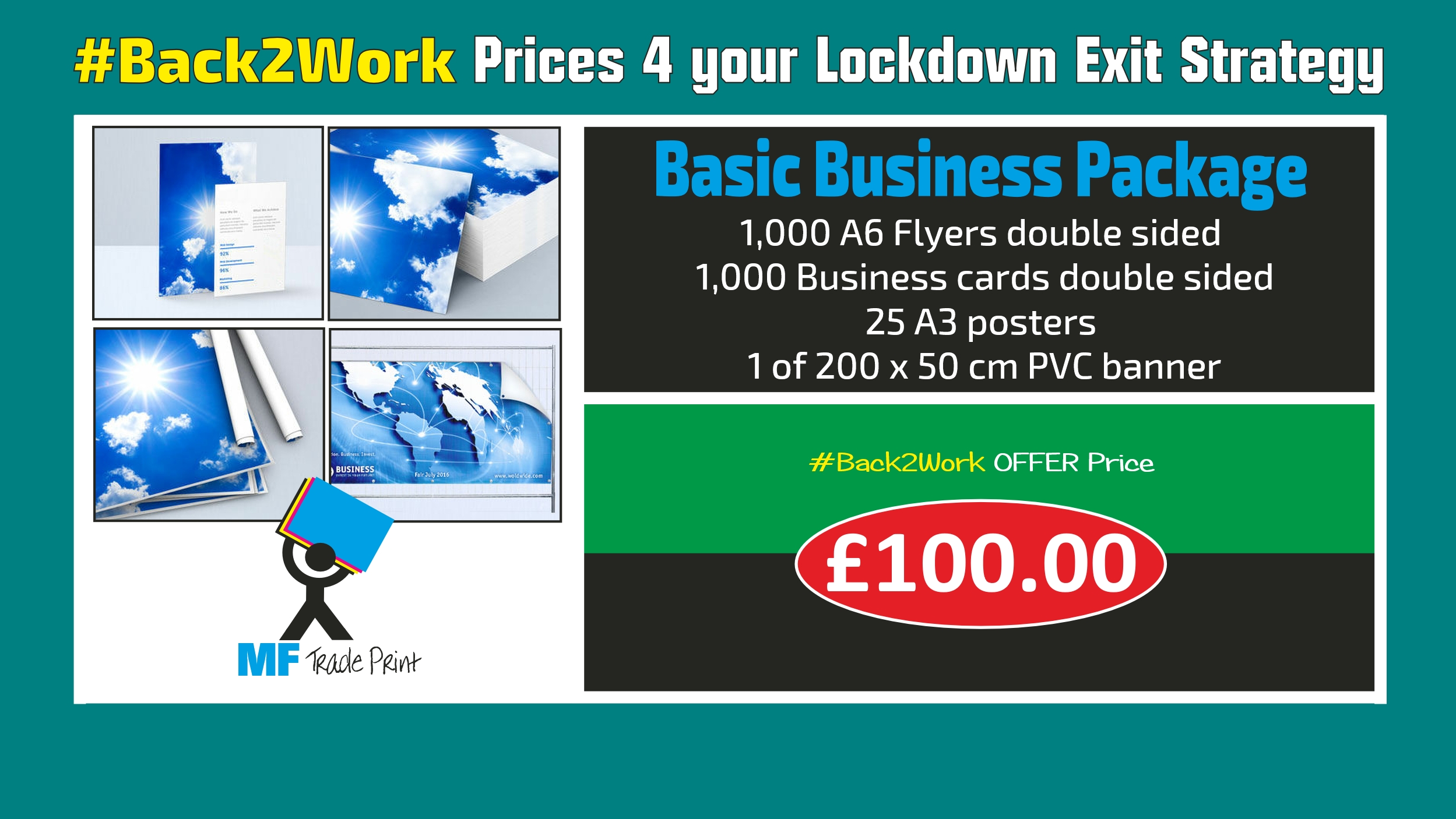 #backtowork small Business Print Package