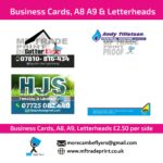 business card artwork price