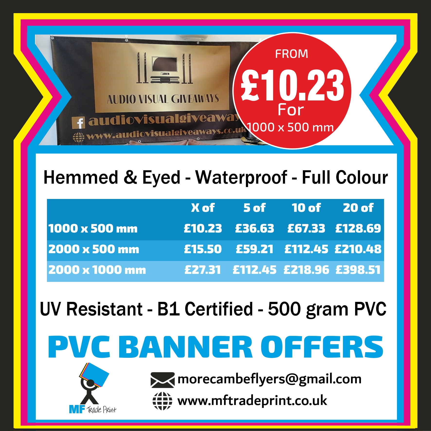 PVC Banners last chance offer