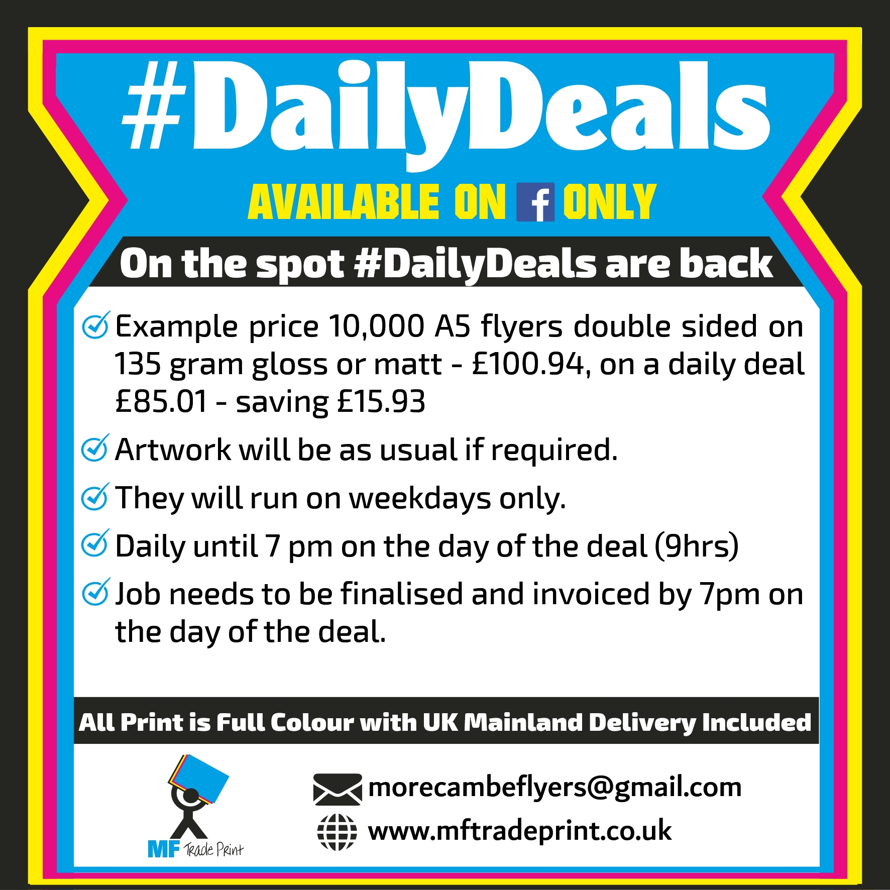 #dailydeals ARE BACK