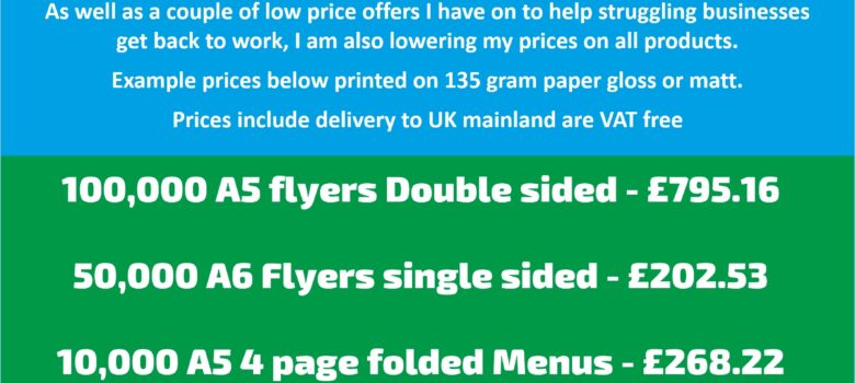 Covid 19 affected back to work print offers 3