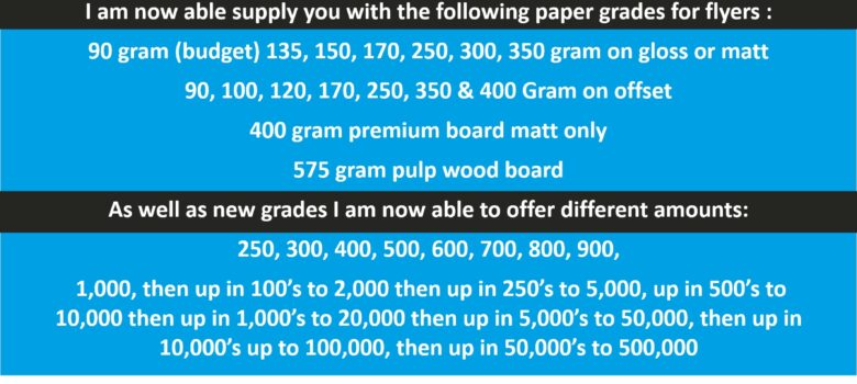 new printed paper grades 150 gram 300 gram