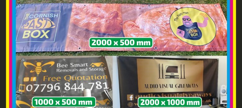 Banner examples and artwork only five pounds