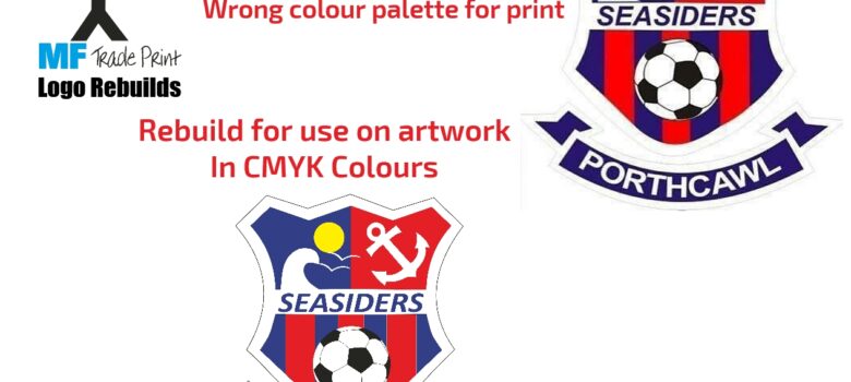 Porthcawl Athletic club logo rebuild