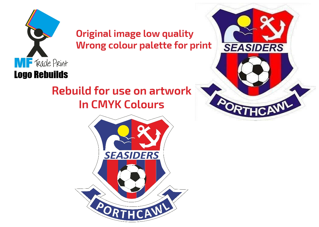 Porthcawl Athletic club logo rebuild