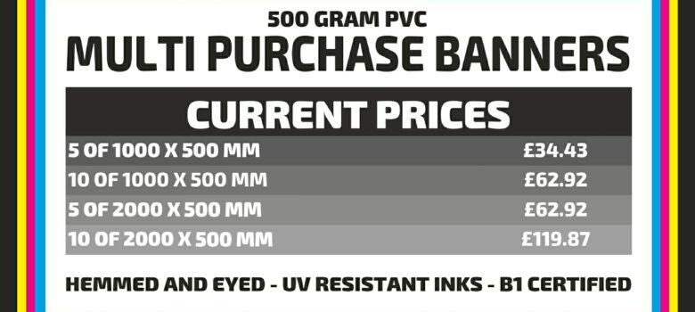 pvc banners full colour hemmed and eyed multi purchase 11