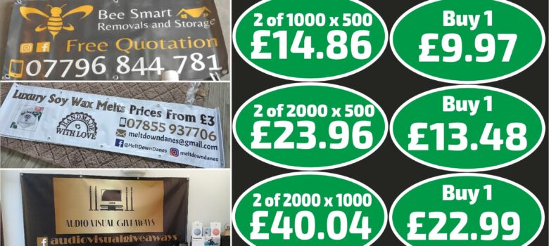 #monthly offer multi buy banners offer bulk purchase pvc banners