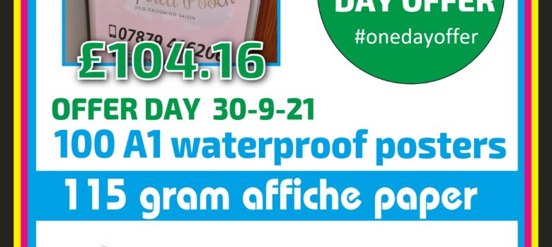 #onedayoffer a1 A board posters waterproof posters A1 posters bulk buy