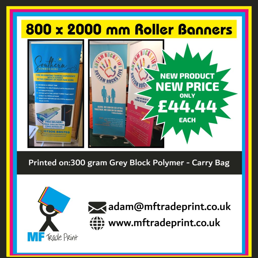 New Product Roller Banners new print price