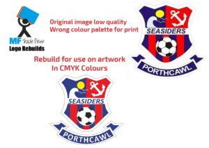 Porthcawl Athletic club logo rebuild