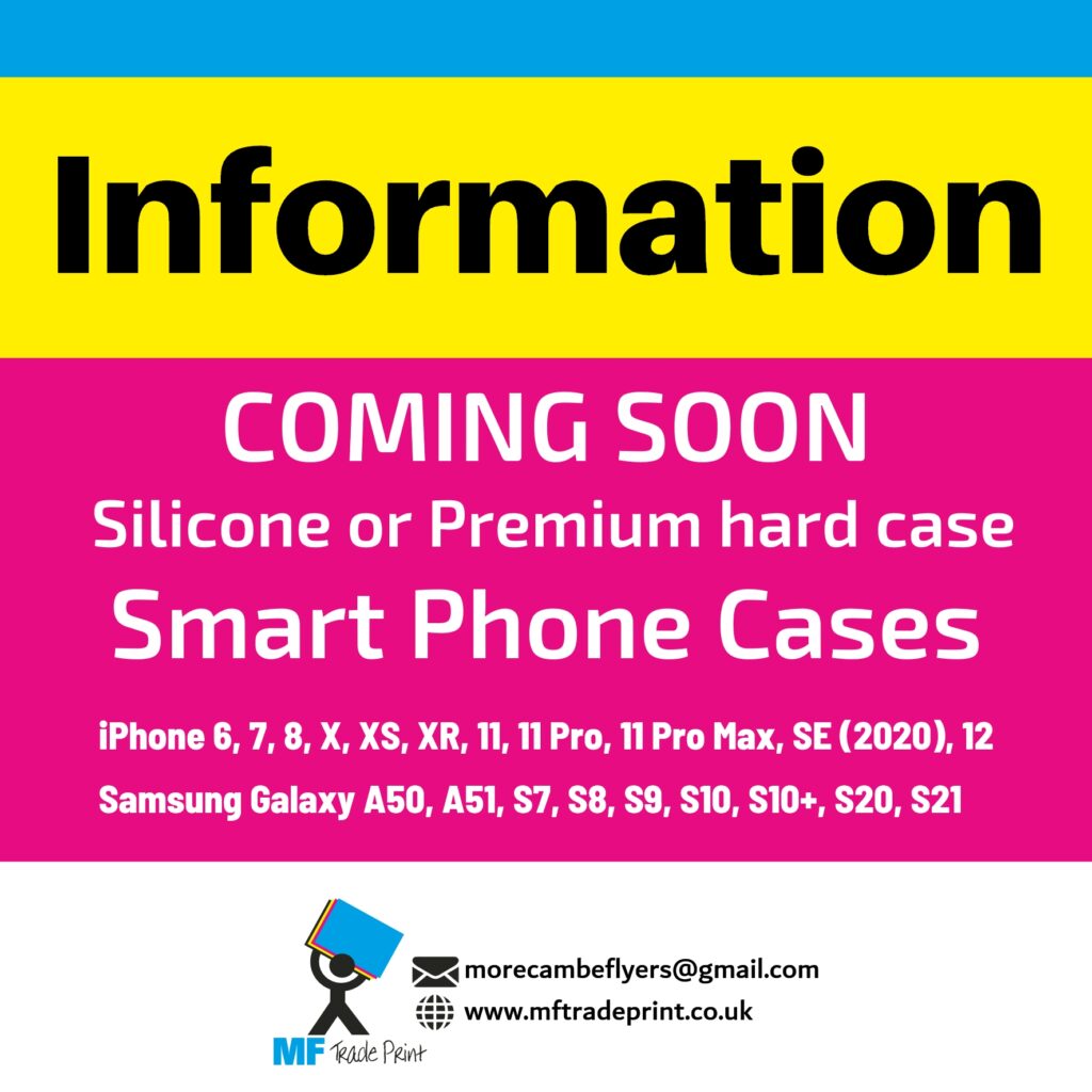 coming soon printed smart phone cases