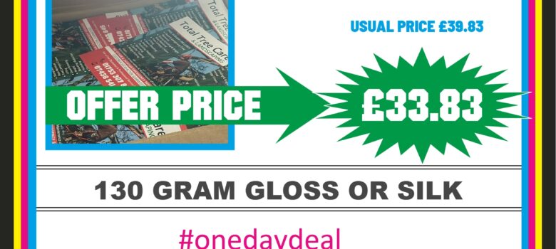 1,000 A5 flyers double sided 1 day deal