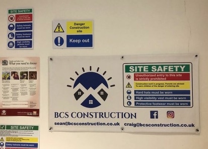 PVC Banners artwork Site Safety