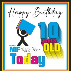 Happy 10th birthday mf trade print 1