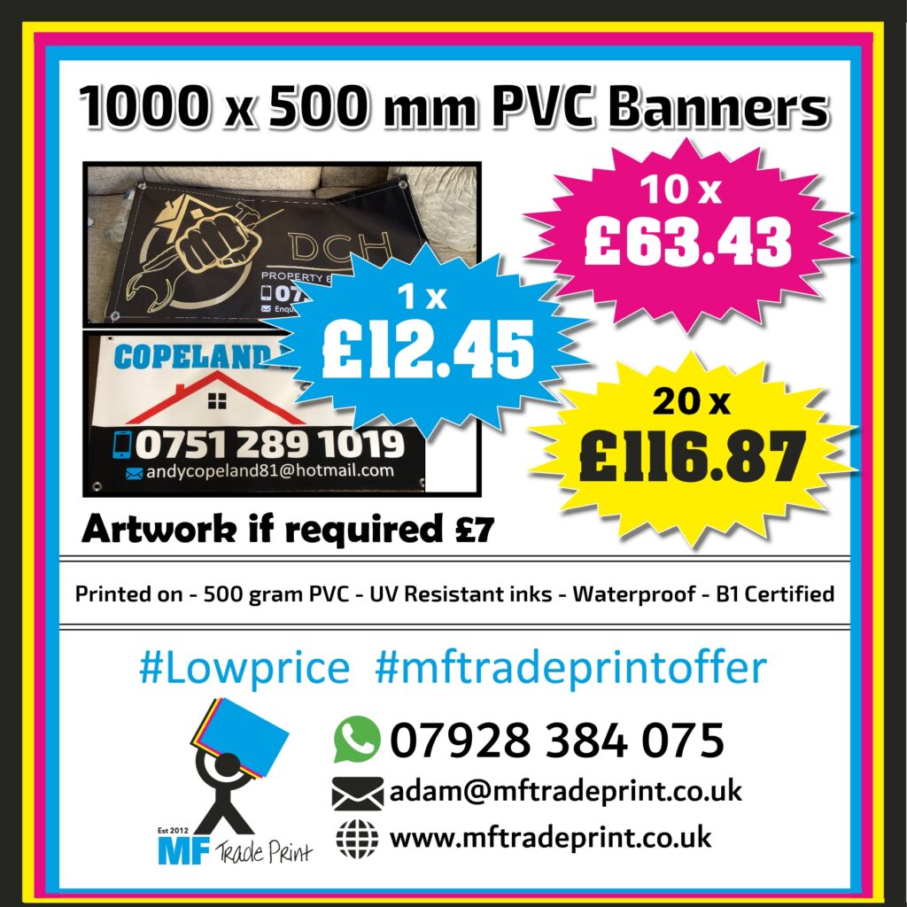 New Year Bargain PVC Banners