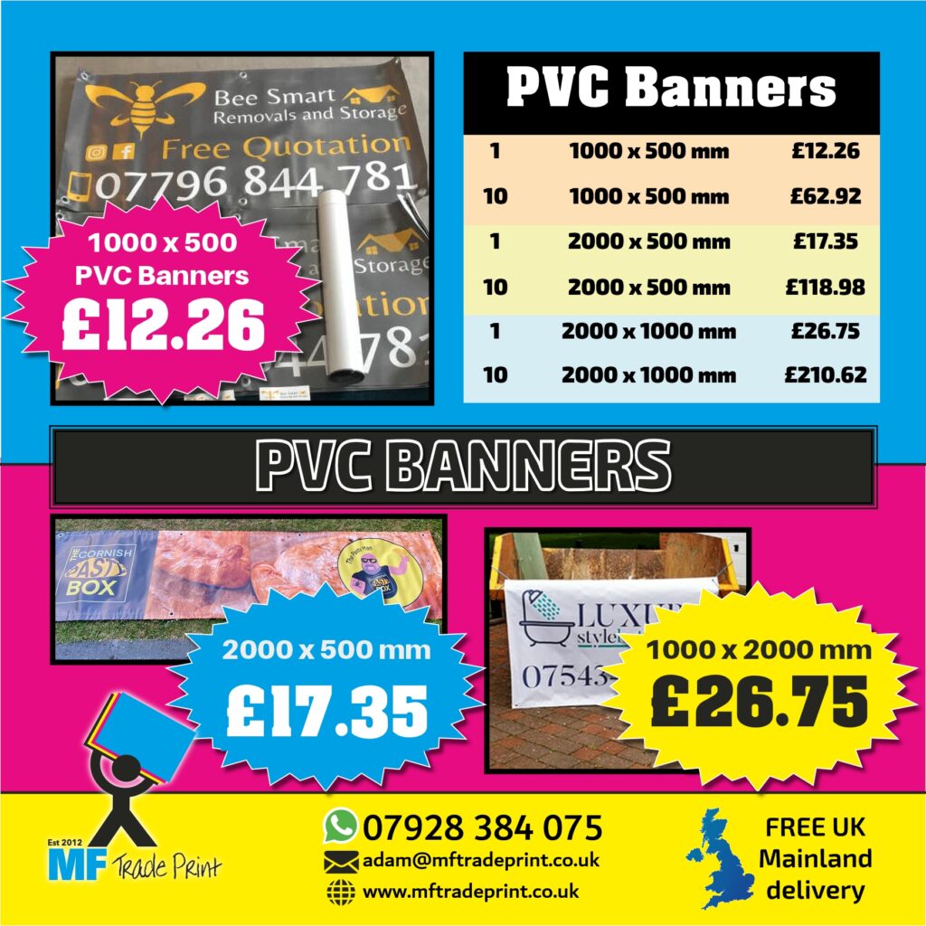 PVC Banners all sizes and grades low cost bulk purchase44