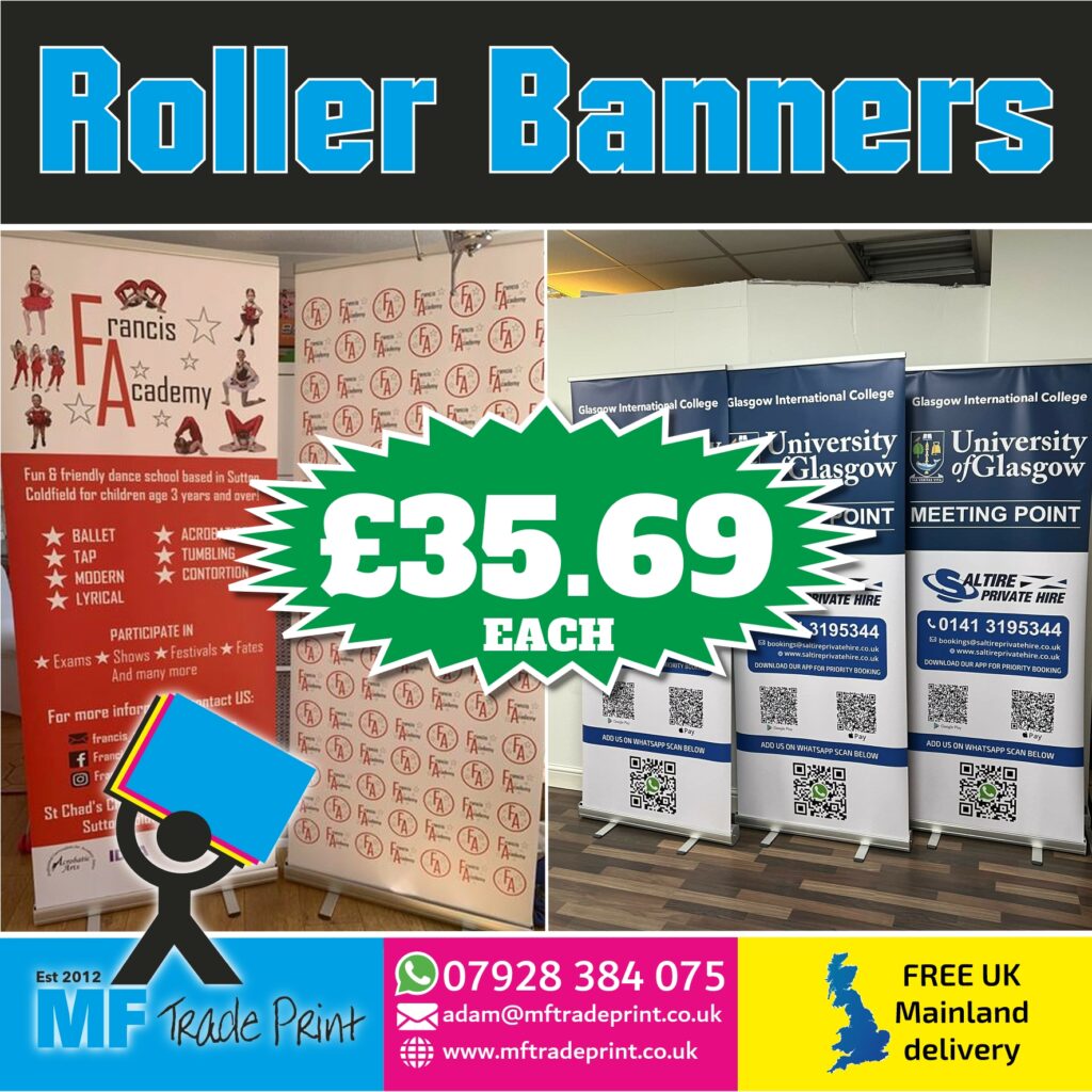 roller banners at bargain prices free uk delivery