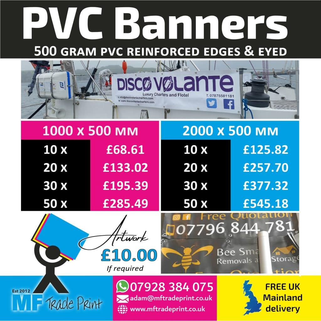 bulk buy pvc banners