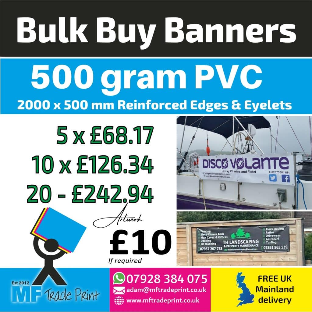 Your Next Event Just Got Cheaper Bulk PVC Banners