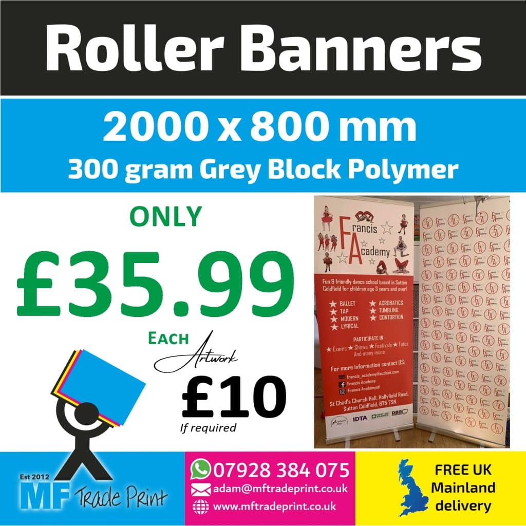 Roller Banners Scotland Budget