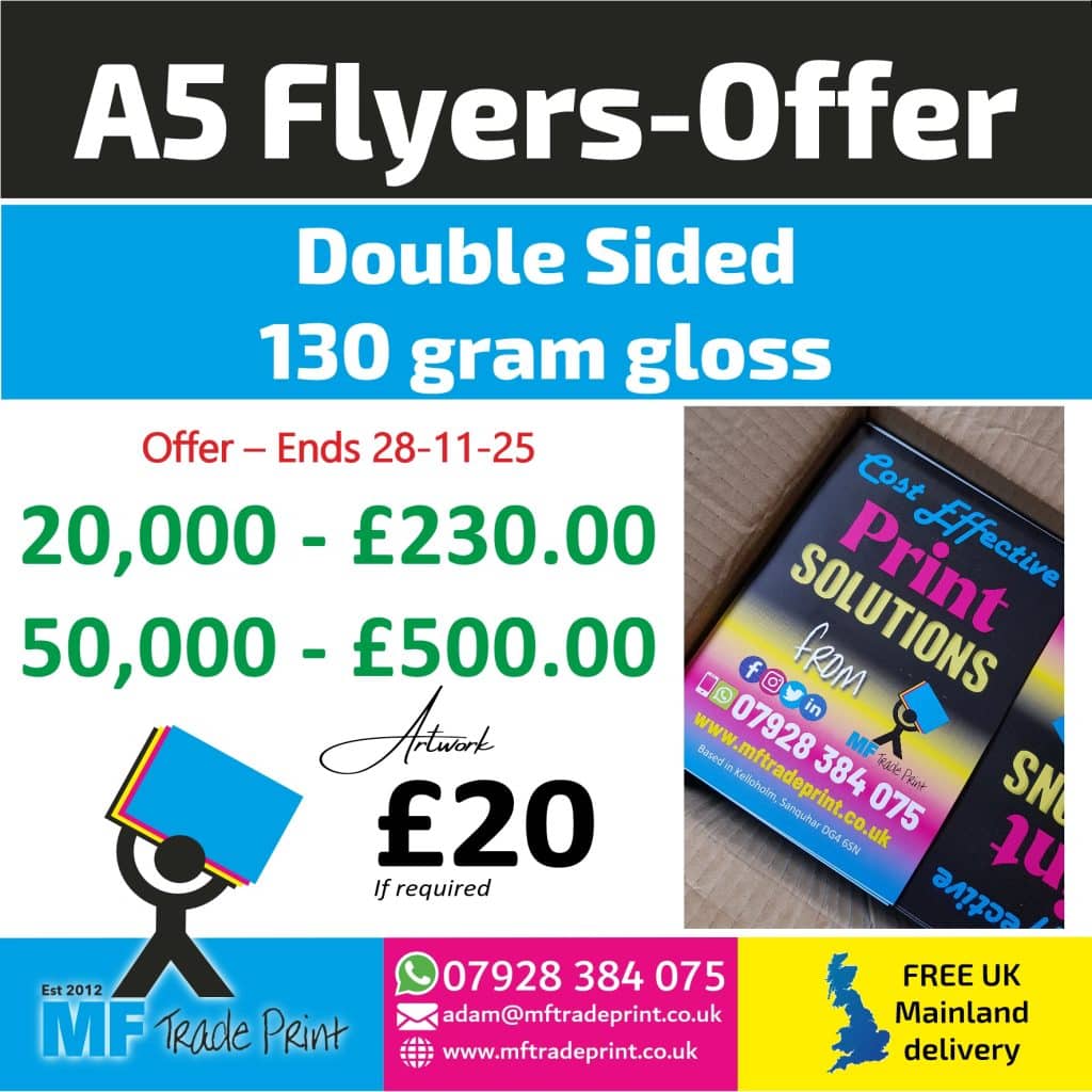 A5 Flyers Limited Offer