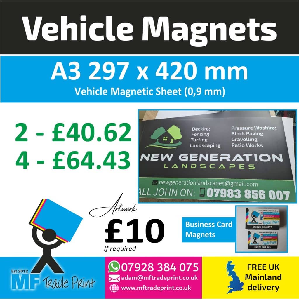 Vehicle Magnets and Fridge magnets