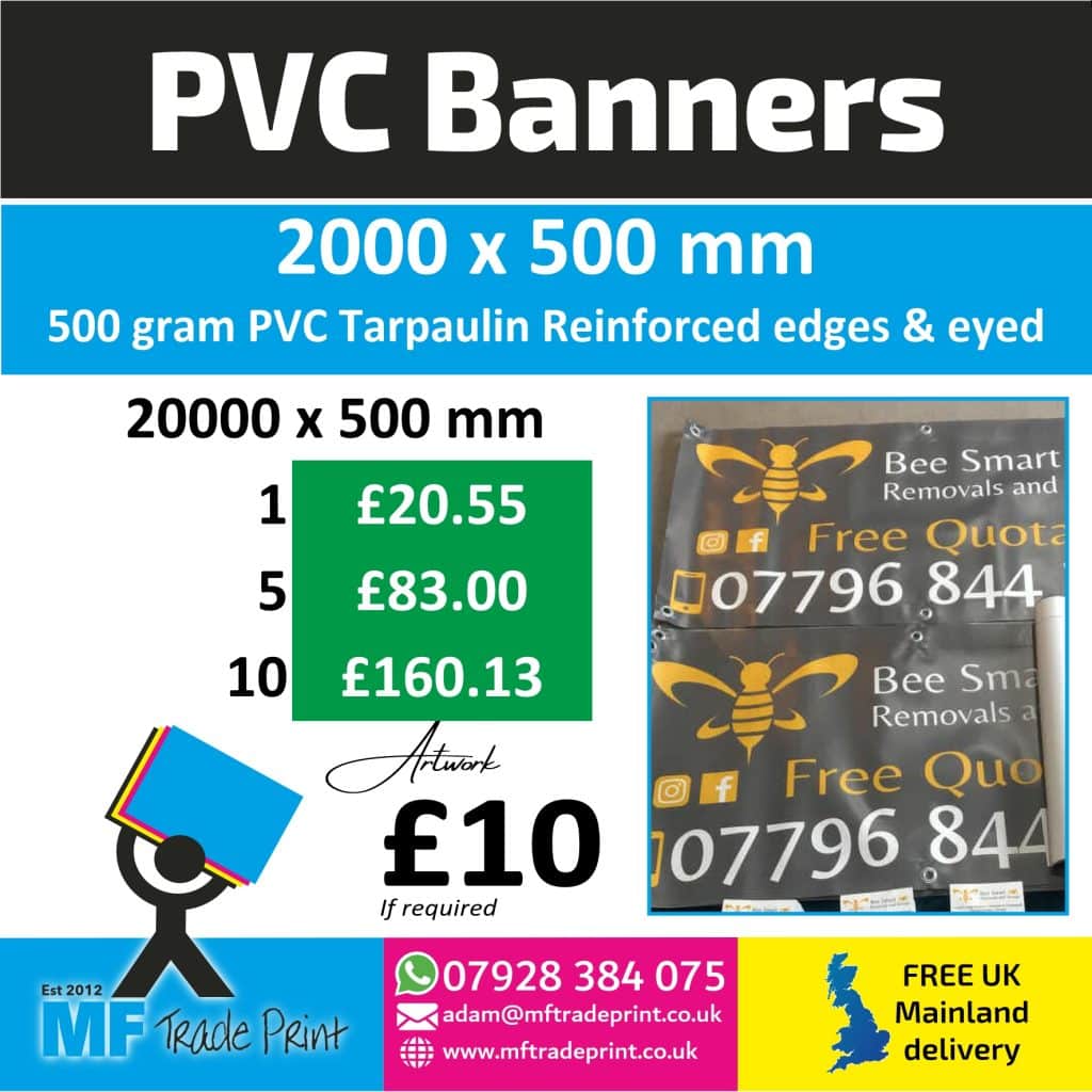 PVC Banners Bulk buy Trade Price