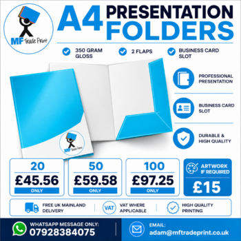 Presentation folders A4