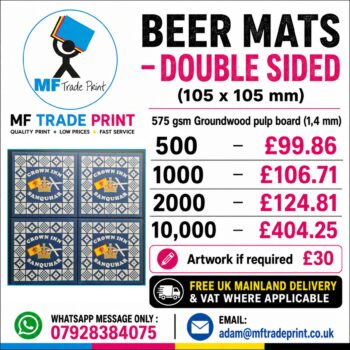 beer mats - Mf Trade Print