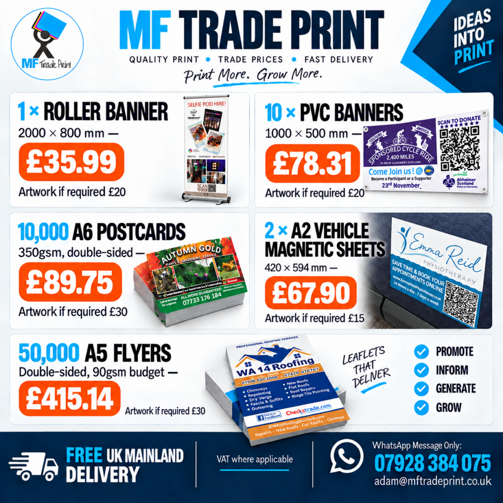MF Trade Print Products