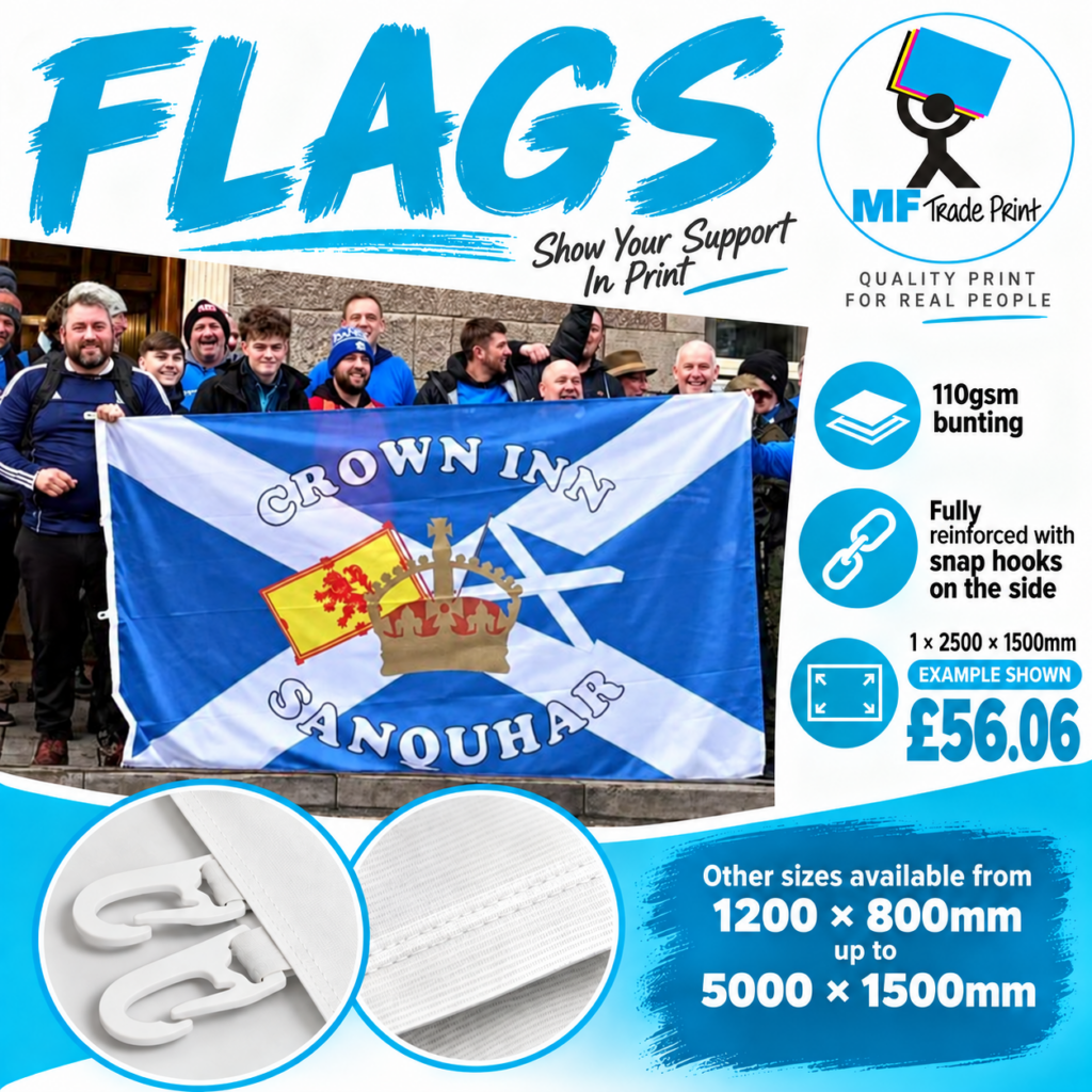 custom printed flags
